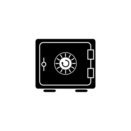 Safe black for money iconのイラスト素材