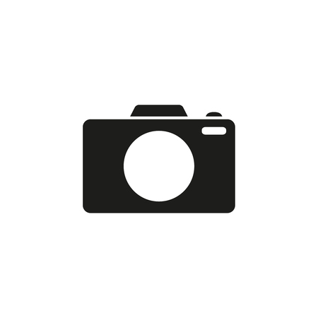 Camera photo black iconのイラスト素材