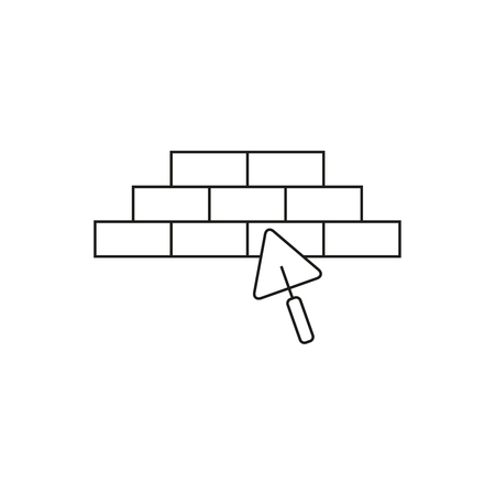 Repair building icons on the white backgroundのイラスト素材