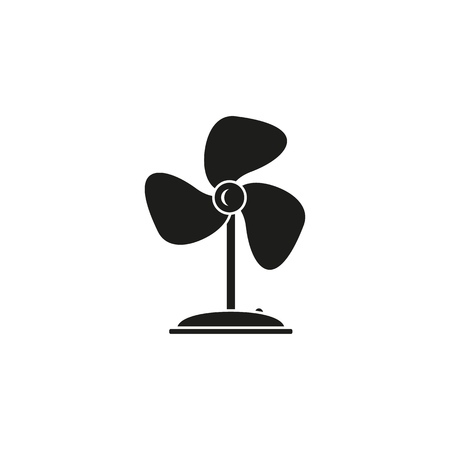 Fan electronic black iconのイラスト素材