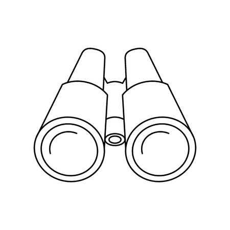 Binoculars of iconのイラスト素材