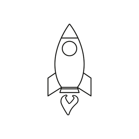 Rocket of icon fireのイラスト素材