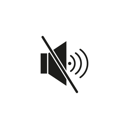 Mute voice iconの写真素材