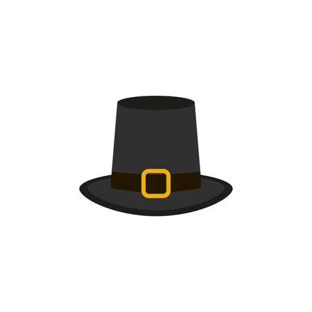 Hat icon of color thanksgiving of the dayのイラスト素材