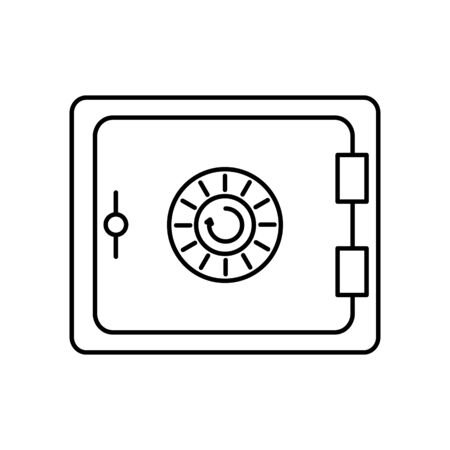 Safe for money icon of the safecrackerのイラスト素材