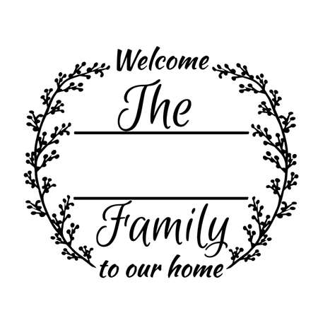 Family Name Monogram Bundle is suitable for t-shirt, laser cutting, sublimation, hobby, cards, invitations, website or crafts projects. Perfect for magazine, news papers, posters, in branding.のイラスト素材