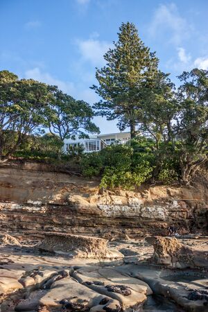 Takapuna Beach, New Zealand.の写真素材
