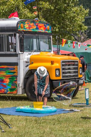 "WHANGAMATA, NEW ZEALAND - 03 JANUARY: The Original Gypsy Fair"のeditorial素材