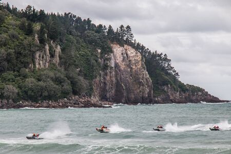 "WHANGAMATA, NEW ZEALAND - 04 JANUARY: Thundercat Racing, first race of the national series."のeditorial素材