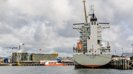 Auckland, New Zealand - May 24, 2017: A normal day in Auckland wharf, New Zealand.のeditorial素材
