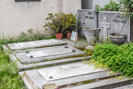 Santiago, Chile - September 09, 2017: General Cemetery of Santiago the Chile, is located in Recoleta. It has 86 hectares, where nearly two million people are buried.のeditorial素材