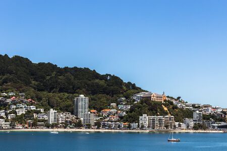 Wellington waterfront, north island of New Zealandの写真素材