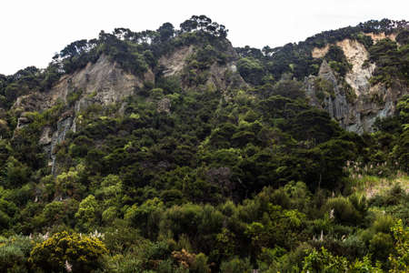 Putangirua Pinnacles, New Zealandの写真素材