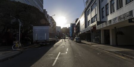 Wellington, New Zealand - March 25, 2018: Closed street for Cuba Dupa Festival 2018 in Wellington,...