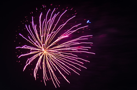 Abstract fireworks