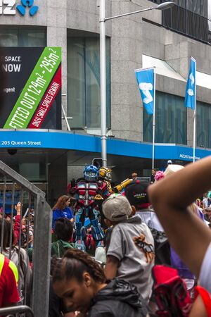 Auckland, New Zealand - November 30, 2014: Auckland Santa Parade, New Zealand.