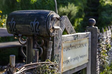 Matamata, New Zealand - June 07, 2017: Hobbiton, a movie set created for the filming of the Lord of the Rings and The Hobbit movies.のeditorial素材