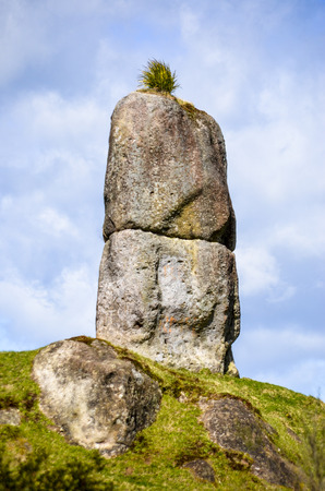 Beautiful stone on the countryside of New Zealandの写真素材