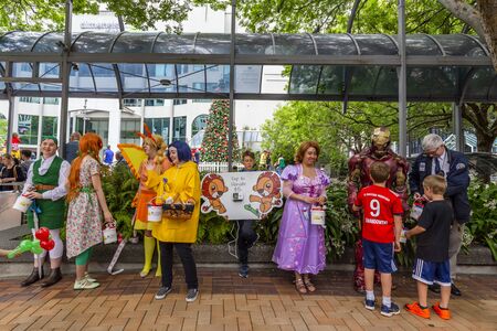 Wellington, New Zealand - November 25, 2018: Wellington Hospitals Fundation at  Wellington's Santa Parade,のeditorial素材