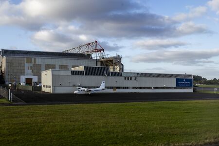 Auckland, New Zealand - January 04, 2019: New Zealand planes at Auckland International Airport, New...