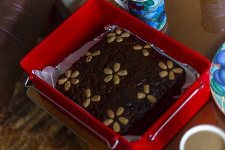 Natural and healthy homemade Christmas Cake