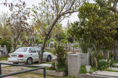 Santiago, Chile - September 09, 2017: General Cemetery of Santiago the Chile, is located in Recoleta. It has 86 hectares, where nearly two million people are buried.のeditorial素材
