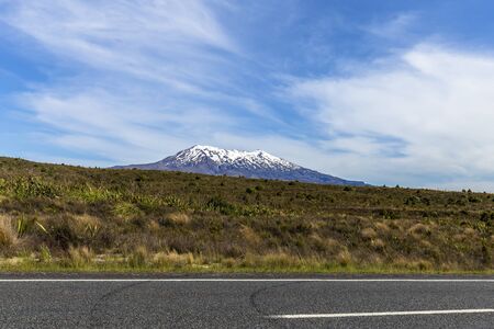 Tongariro National Park in New Zealand.の写真素材