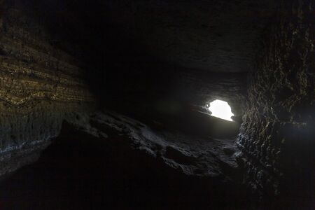 Inside a cave in North Head Devonport, New Zealand.
