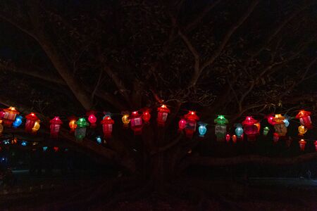 Lantern Festival at the Auckland Domain, New Zealandの写真素材