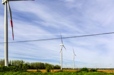 Wind turbines for electric power production