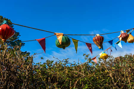 Matamata, New Zealand - June 07, 2017: Hobbiton, a movie set created for the filming of the Lord of the Rings and The Hobbit movies.のeditorial素材