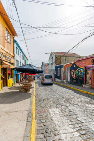 Valparaiso, Chile - August 13, 2019: Pablo Neruada house Sebastiana in Valparaiso, Chileのeditorial素材
