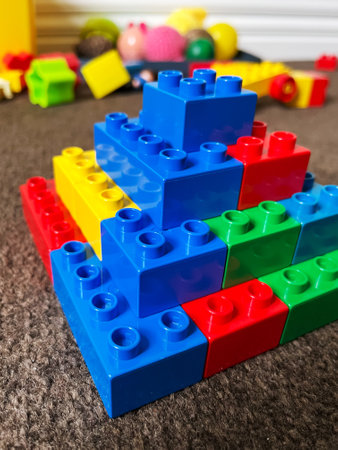 Wellington, New Zealand - March 27, 2023: Lego Duplo Delight, Creative Marvels in Colorful Blocksのeditorial素材