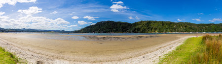 View from Whangamata Beach Road Reserveの写真素材