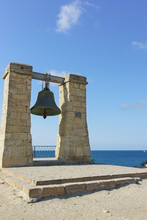 Russia, Crimea, Sevastopol - September 04.2017: the bell of Chersonesos is a monument of history of...