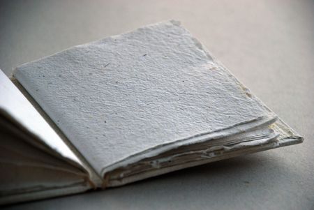 White recycled paper sheetsの写真素材
