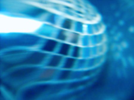 Abstract blue lights backgroundの写真素材