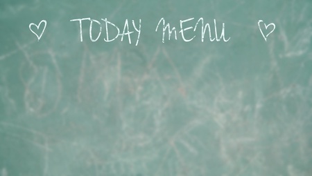 Menu chalkboard textured backgroundの写真素材