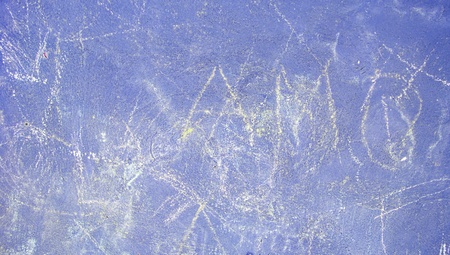 Blue texture of a soft graffitti wall background