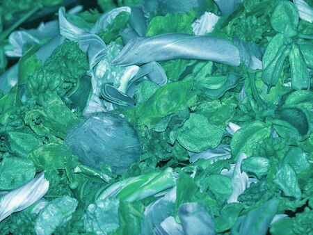 Cyan blue potpourri background textureの写真素材