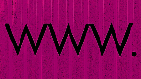 www on abstract purple backgroundの写真素材