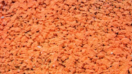 Orange wall close up texture
