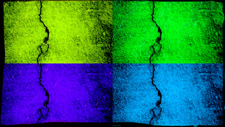 Broken walls set of abstract colors backgroundsの写真素材