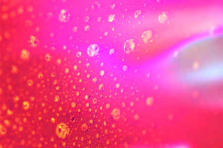 Pink bubbles abstract background