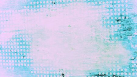 Light blue dots abstract old background grungy textureの写真素材