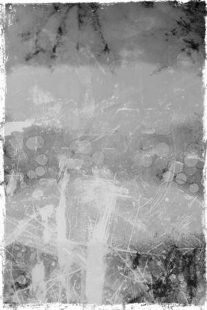 Stained abstract dark grungy backgroundの写真素材