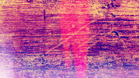 Colourful painted grunge wood background close up