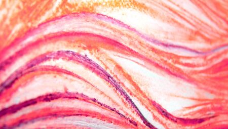 Red pencil curves abstract artistic backgroundの写真素材