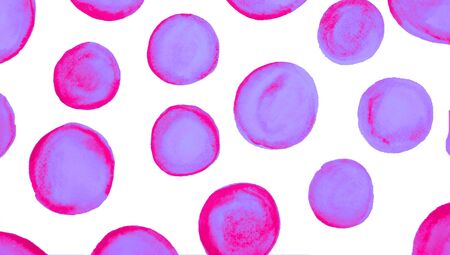 Circles modern paint of vibrant colors abstract background