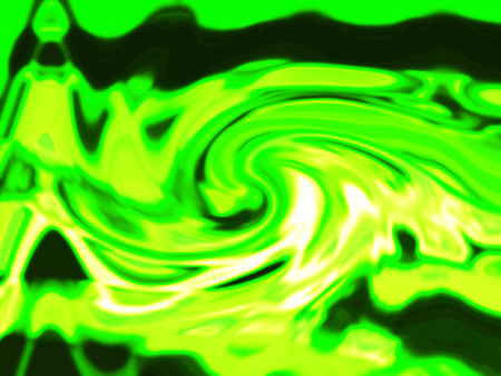 Fluorescent vibrant light green blurs abstract backgroundの写真素材